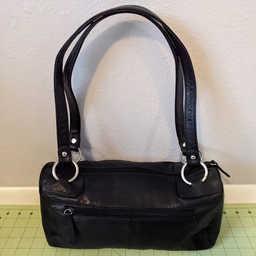 Stone & Company leather black bag